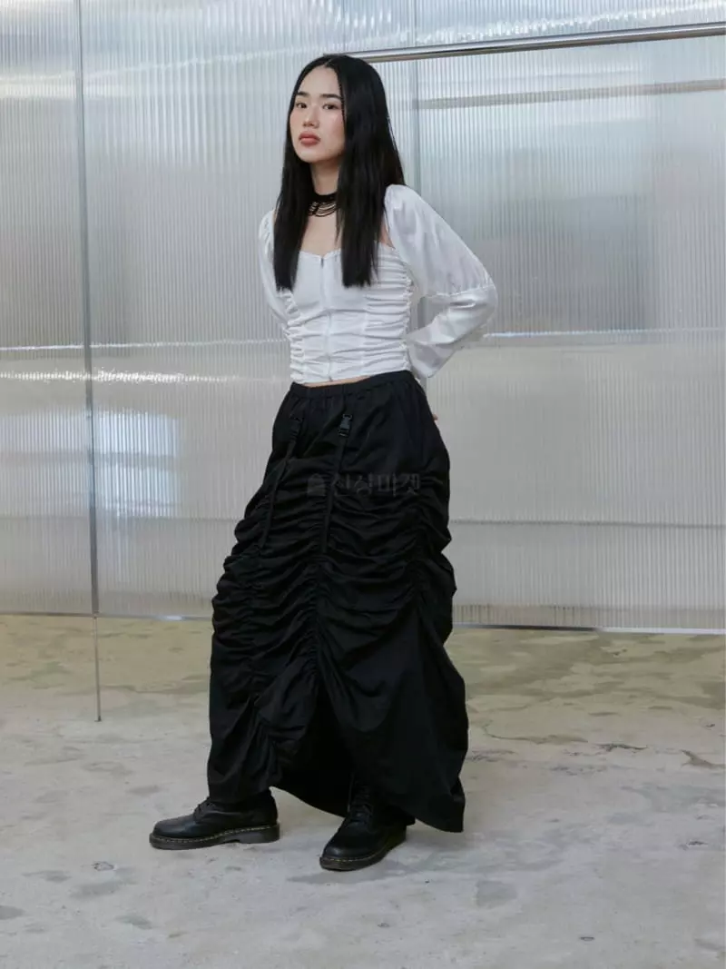 Neuter - Korean Women Fashion - #womensfashion - Draft Skirt - 6
