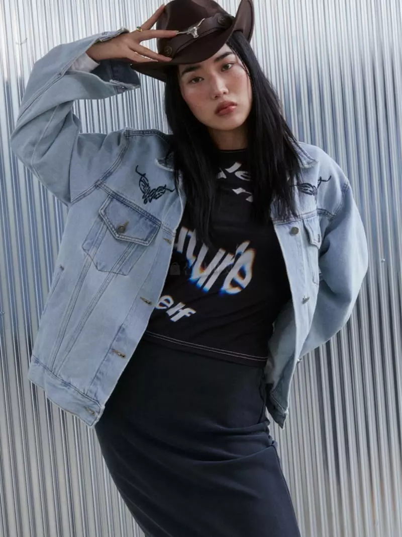Neuter - Korean Women Fashion - #momslook - Needle Denim Jacket - 4
