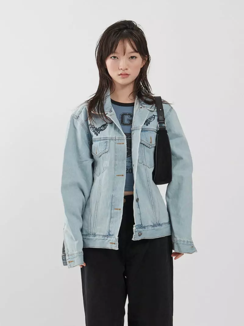 Neuter - Korean Women Fashion - #womensfashion - Needle Denim Jacket - 8