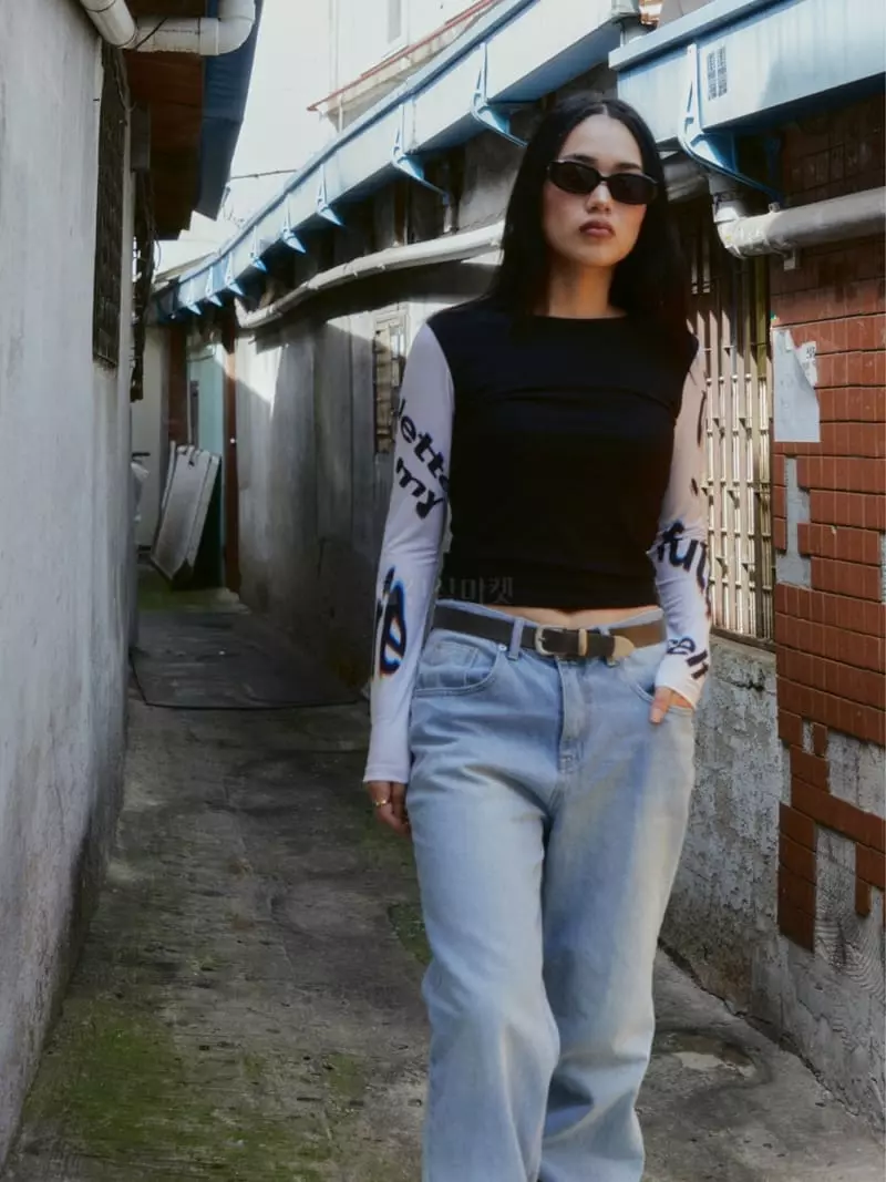 Neuter - Korean Women Fashion - #womensfashion - Future Sleeve Tee - 9