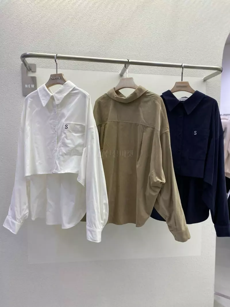 New Open - Korean Women Fashion - #momslook - Unbal Boxy Shirt