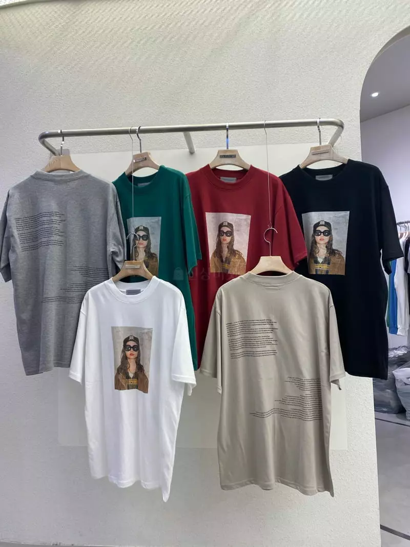 New Open - Korean Women Fashion - #momslook - R Paint 13 Tee