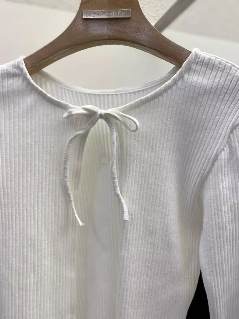 New Open - Korean Women Fashion - #momslook - Style Rib Cardigan - 2