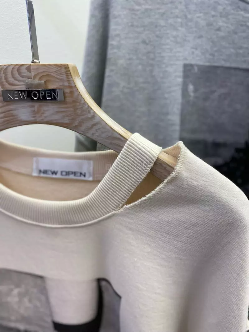 New Open - Korean Women Fashion - #momslook - Heavy Sweatshirt - 3