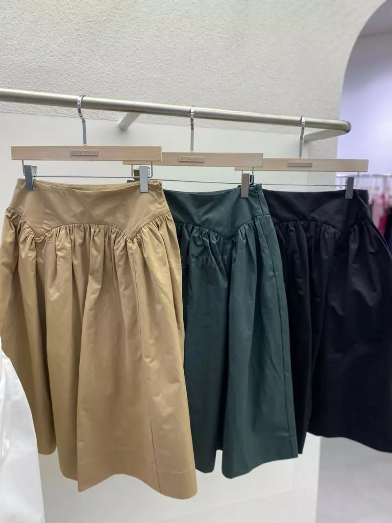 New Open - Korean Women Fashion - #momslook - Volume Skirt
