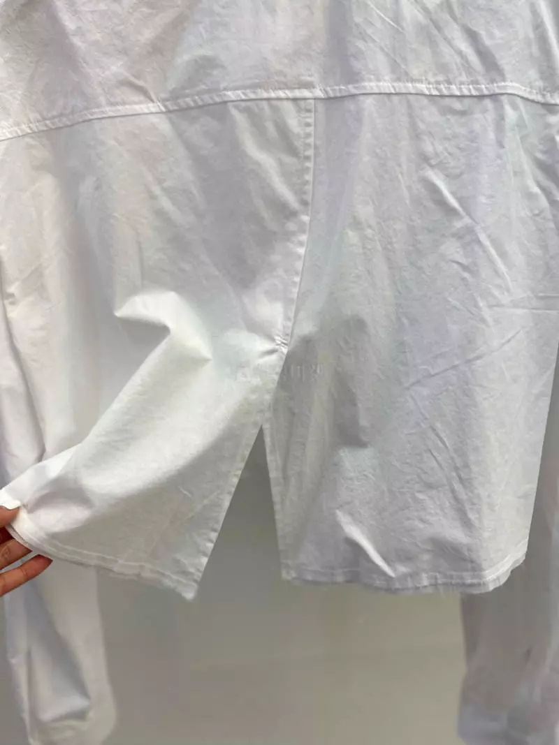 New Open - Korean Women Fashion - #pursuepretty - Crop Shirt - 2