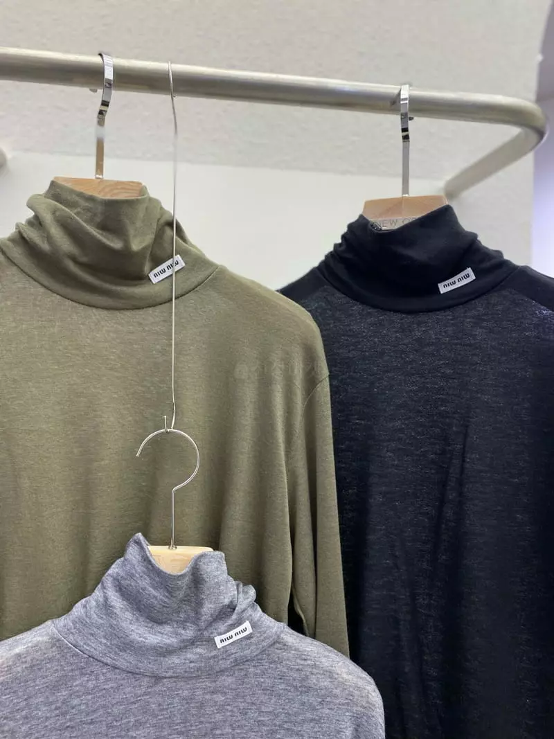 New Open - Korean Women Fashion - #pursuepretty - Mue Turtleneck Tee