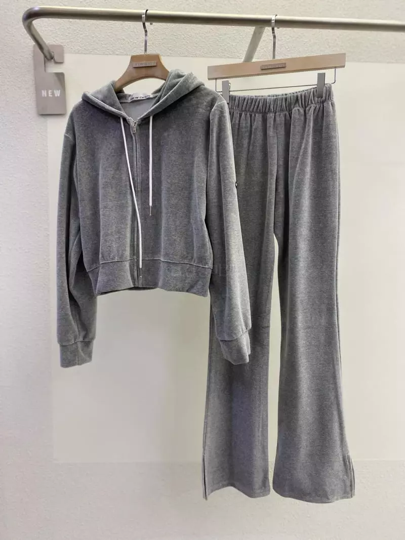 New Open - Korean Women Fashion - #momslook - Abello Velvet Pants - 4