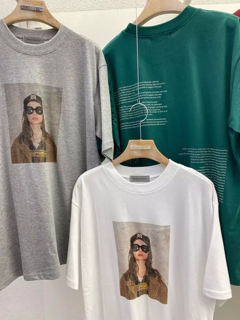 New Open - Korean Women Fashion - #womensfashion - R Paint 13 Tee - 2