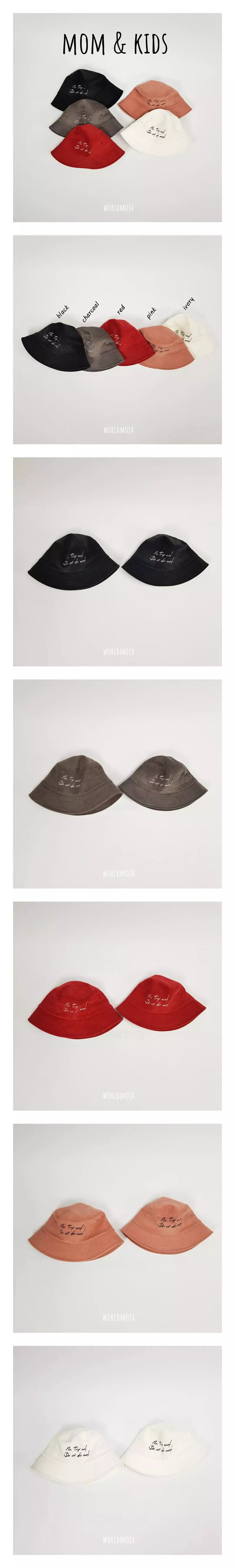 New World - Korean Children Fashion - #childofig - Corduroy Embroidery Bucket Hat Adult