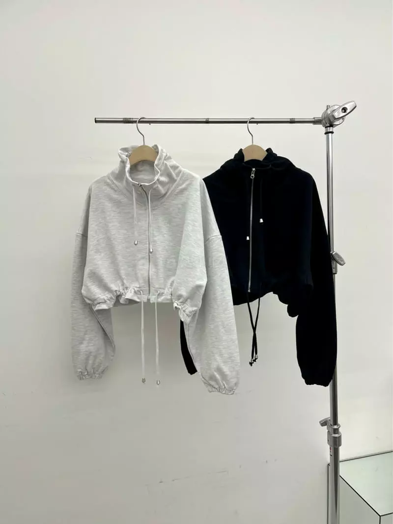 Newjersey - Korean Women Fashion - #thelittlethings - Terry Cargo Zip-up Set - 8