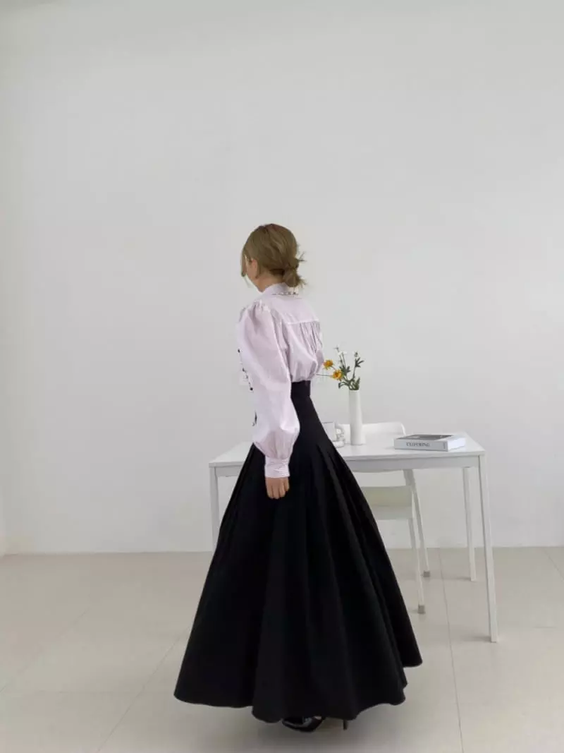 Newtro_Mood - Korean Women Fashion - #momslook - Cellin Long Skirt - 5