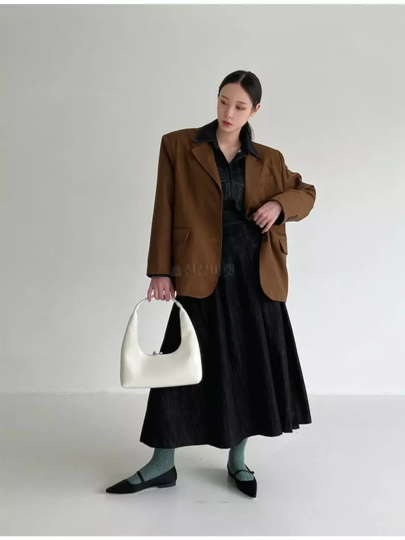 Newtro_Mood - Korean Women Fashion - #momslook - Bridge Skirt Set - 7