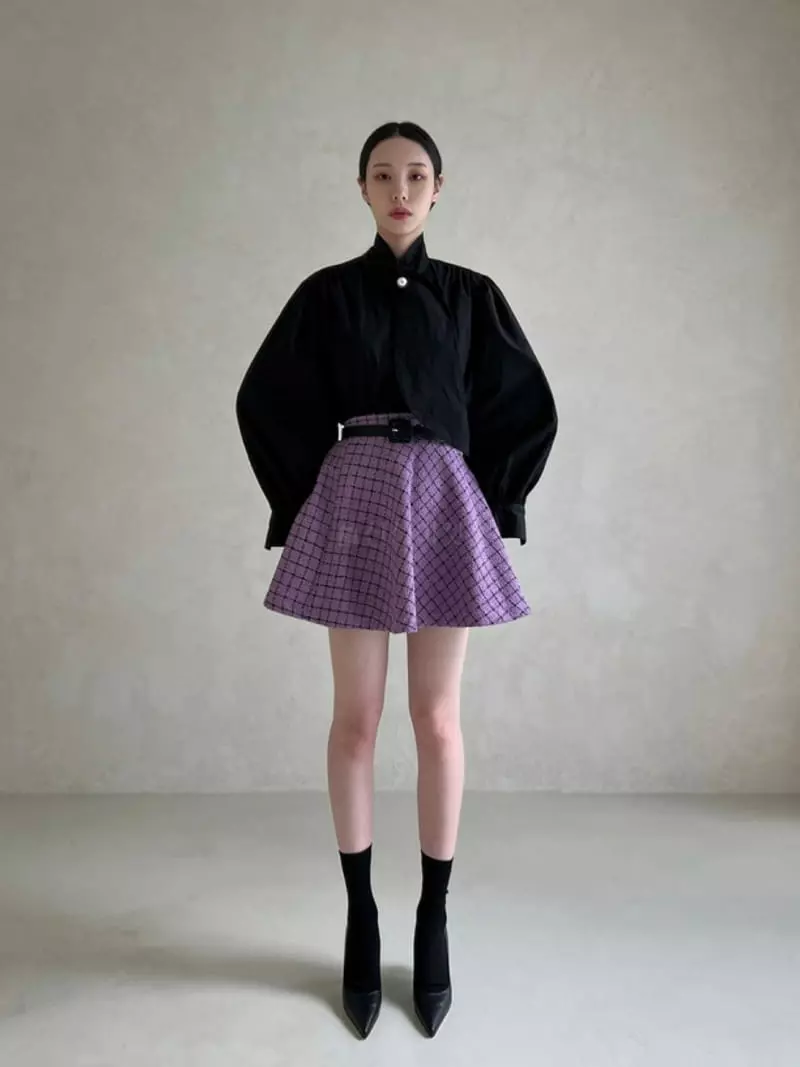 Newtro_Mood - Korean Women Fashion - #momslook - Lif Tie Blouse - 11