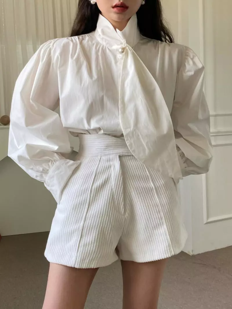 Newtro_Mood - Korean Women Fashion - #momslook - New Lif Blouse - 6