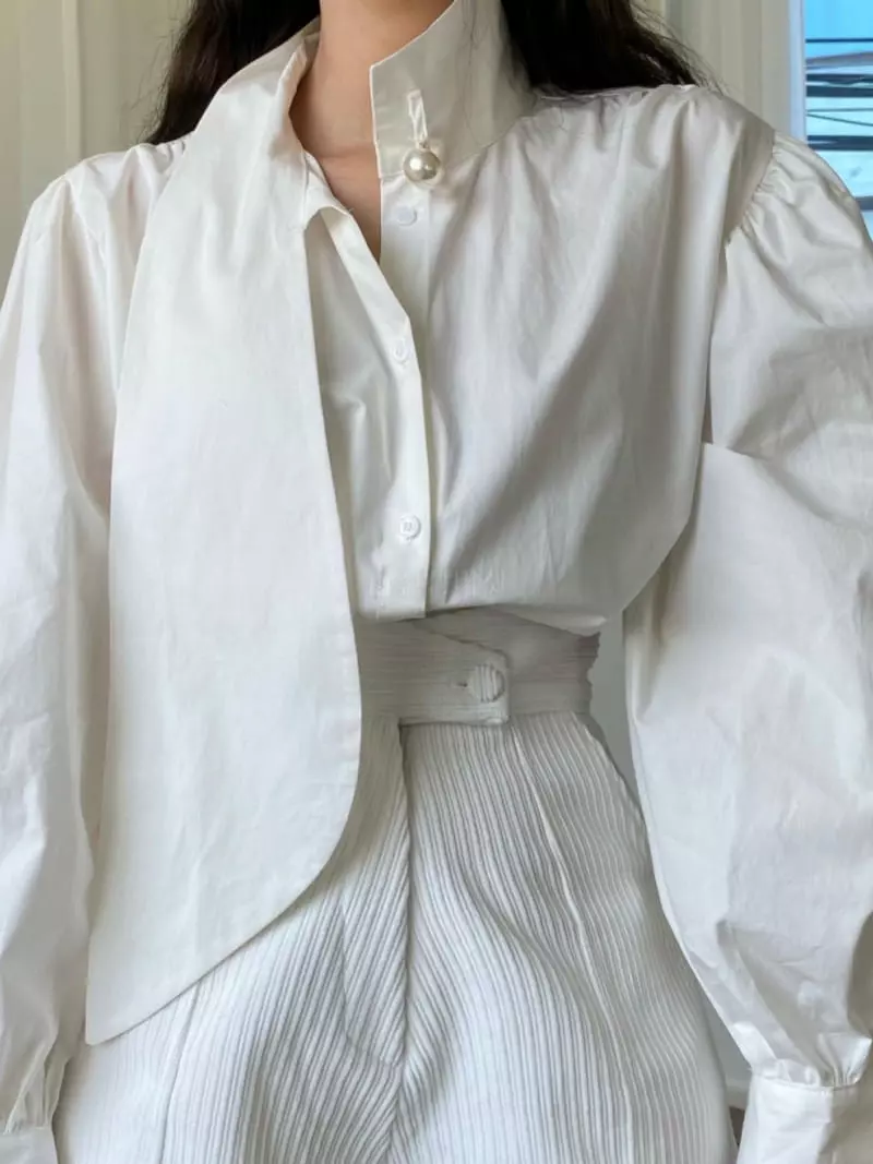 Newtro_Mood - Korean Women Fashion - #momslook - New Lif Blouse - 8