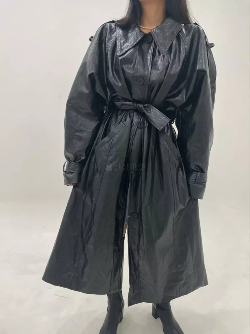 Newtro_Mood - Korean Women Fashion - #momslook - Leather Jacket - 3