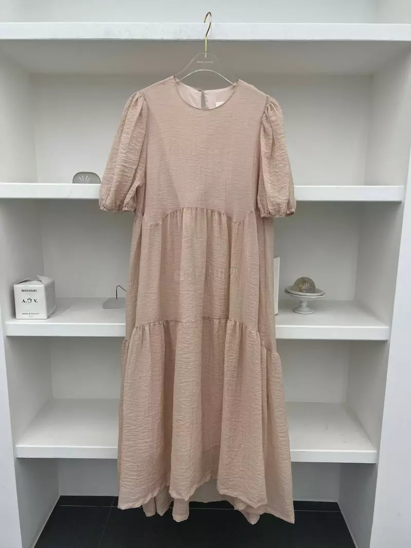 Newtro_Mood - Korean Women Fashion - #momslook - Cheese Cowell One-piece - 4