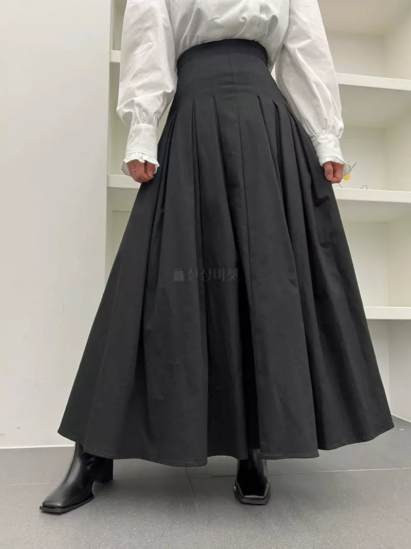 Newtro_Mood - Korean Women Fashion - #thelittlethings - Celling Pintuck Skirt - 4