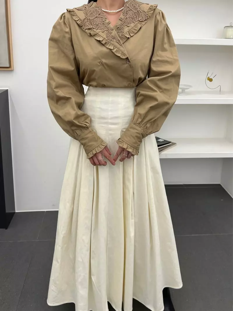 Newtro_Mood - Korean Women Fashion - #momslook - Celling Pintuck Skirt - 6