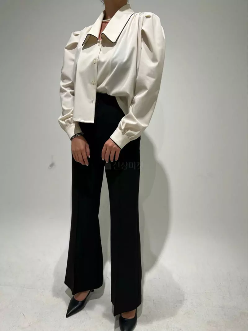 Newtro_Mood - Korean Women Fashion - #romanticstyle - Span Lind Pants - 2