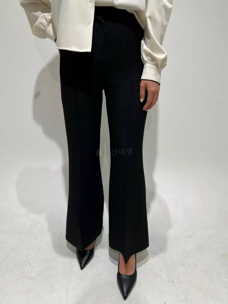 Newtro_Mood - Korean Women Fashion - #shopsmall - Span Lind Pants - 3
