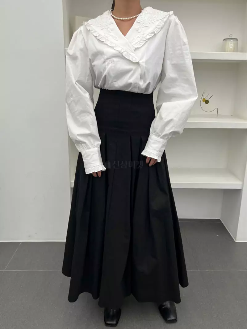 Newtro_Mood - Korean Women Fashion - #shopsmall - Celling Pintuck Skirt