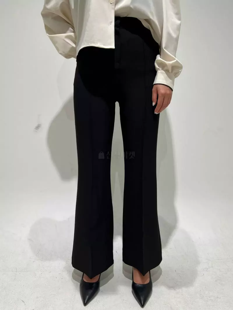 Newtro_Mood - Korean Women Fashion - #shopsmall - Span Lind Pants - 4