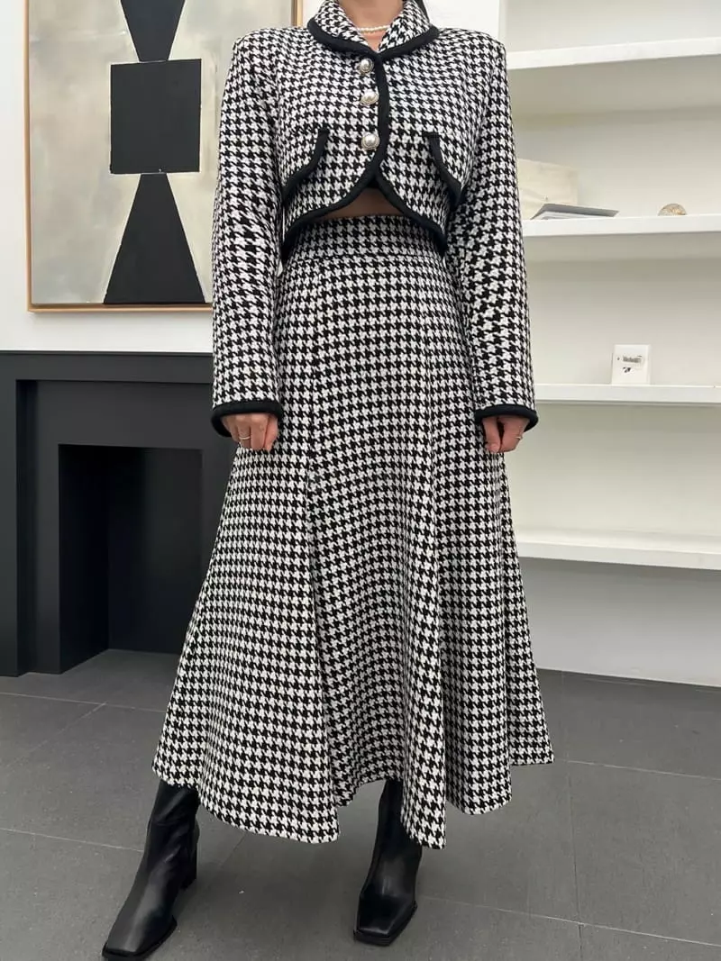 Newtro_Mood - Korean Women Fashion - #vintageinspired - Jebi Twid Set - 2