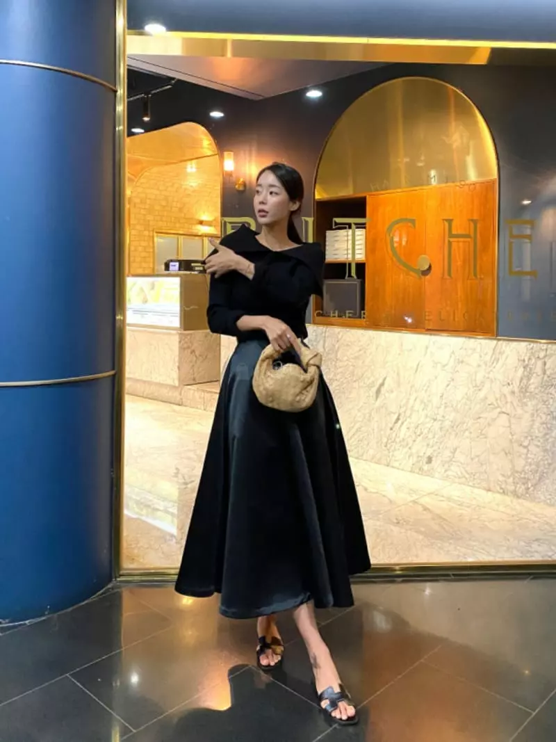 Newtro_Mood - Korean Women Fashion - #womensfashion - Shatin Whole Skirt - 8