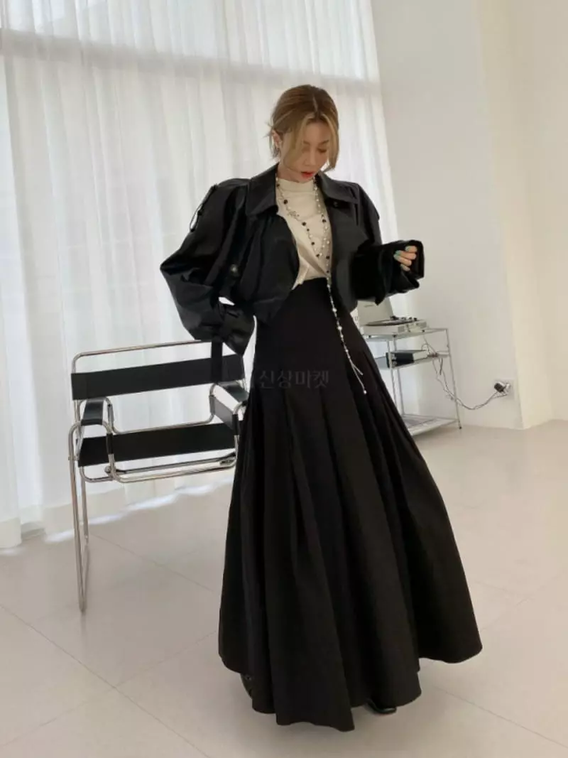 Newtro_Mood - Korean Women Fashion - #womensfashion - Cellin Long Skirt - 6