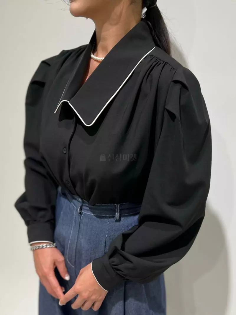 Newtro_Mood - Korean Women Fashion - #womensfashion - Pping Stripes Blouse - 9