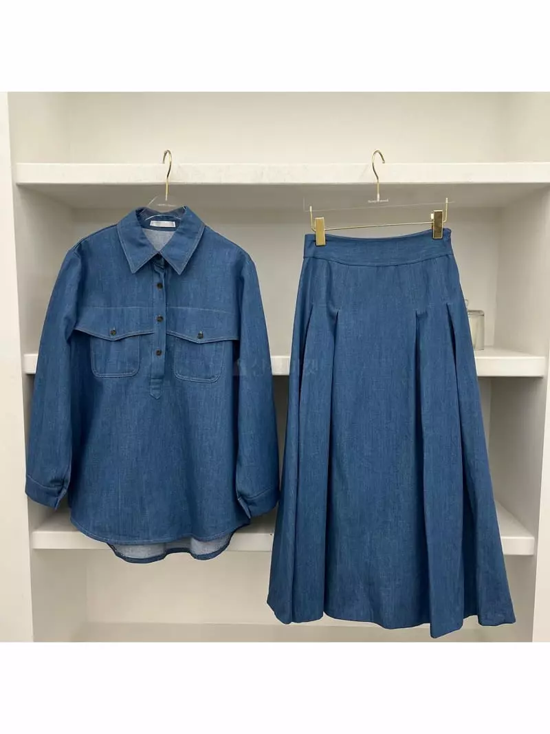 Newtro_Mood - Korean Women Fashion - #womensfashion - Bridge Skirt Set - 12