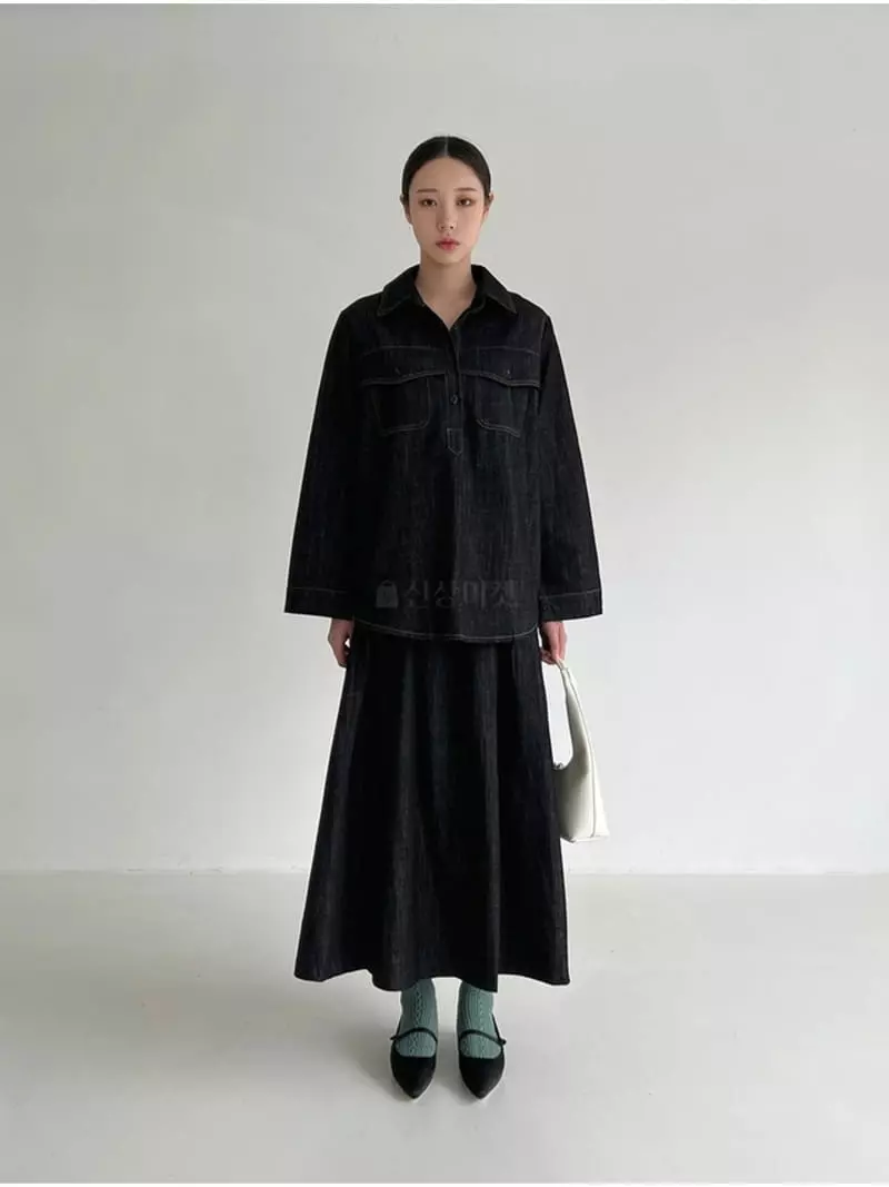 Newtro_Mood - Korean Women Fashion - #womensfashion - Bridge Skirt Set - 2