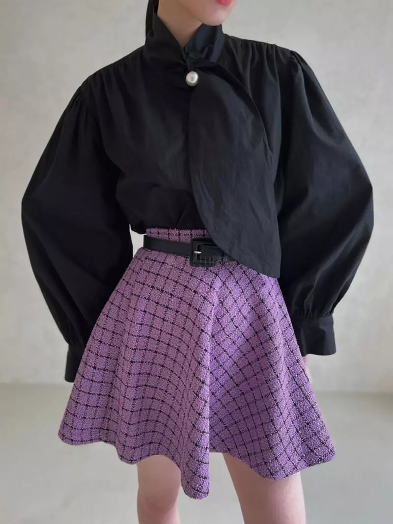 Newtro_Mood - Korean Women Fashion - #womensfashion - Lif Tie Blouse - 9