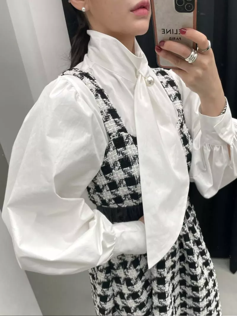 Newtro_Mood - Korean Women Fashion - #momslook - Lif Blouse - 4