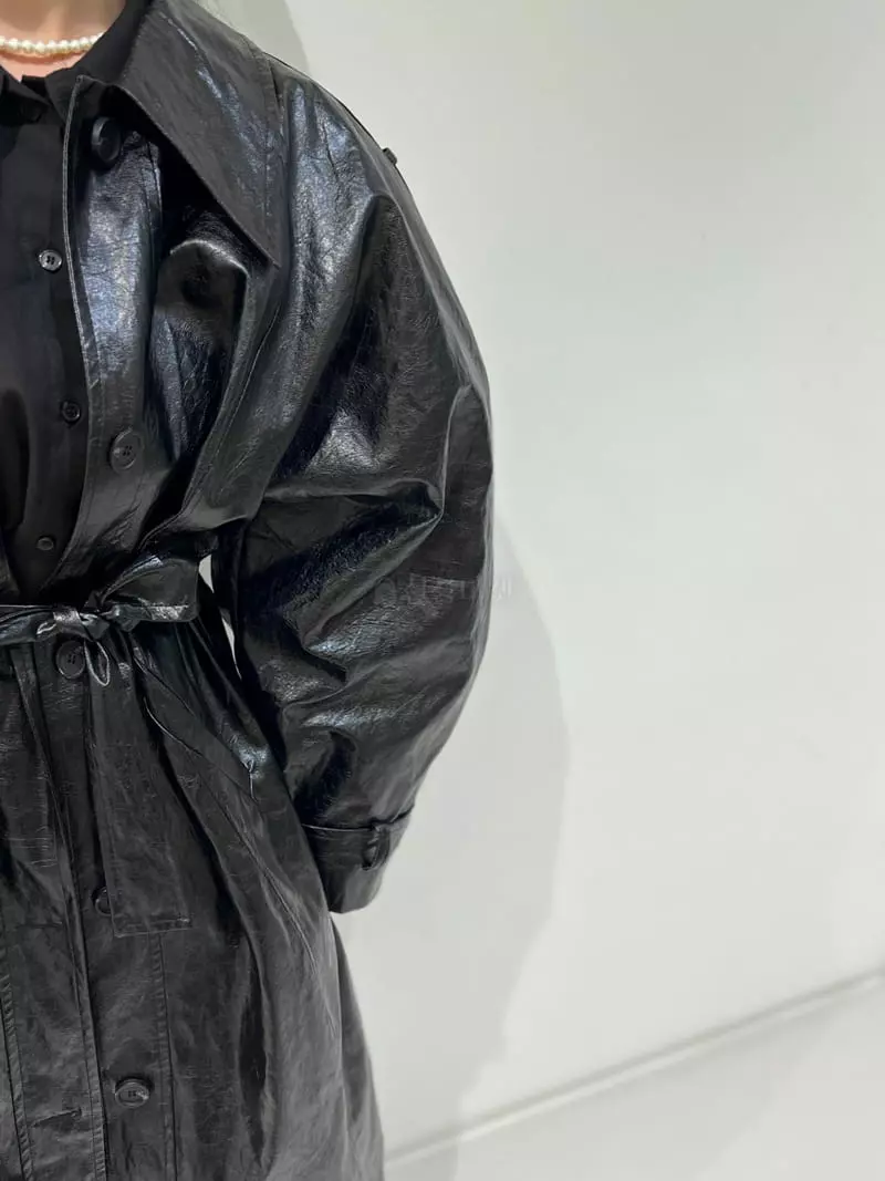 Newtro_Mood - Korean Women Fashion - #womensfashion - Leather Coat - 10