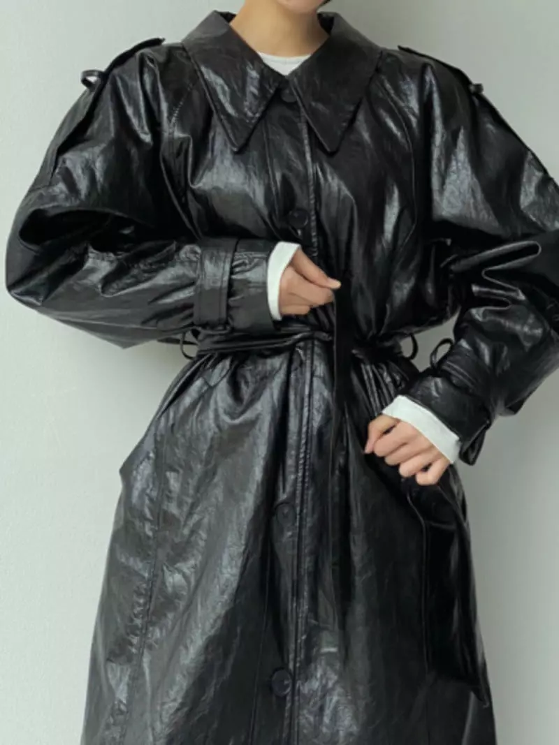 Newtro_Mood - Korean Women Fashion - #womensfashion - Leather Jacket - 2