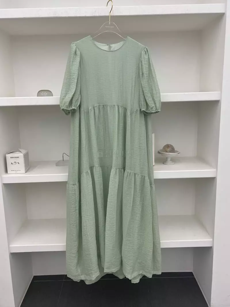 Newtro_Mood - Korean Women Fashion - #womensfashion - Cheese Cowell One-piece - 5