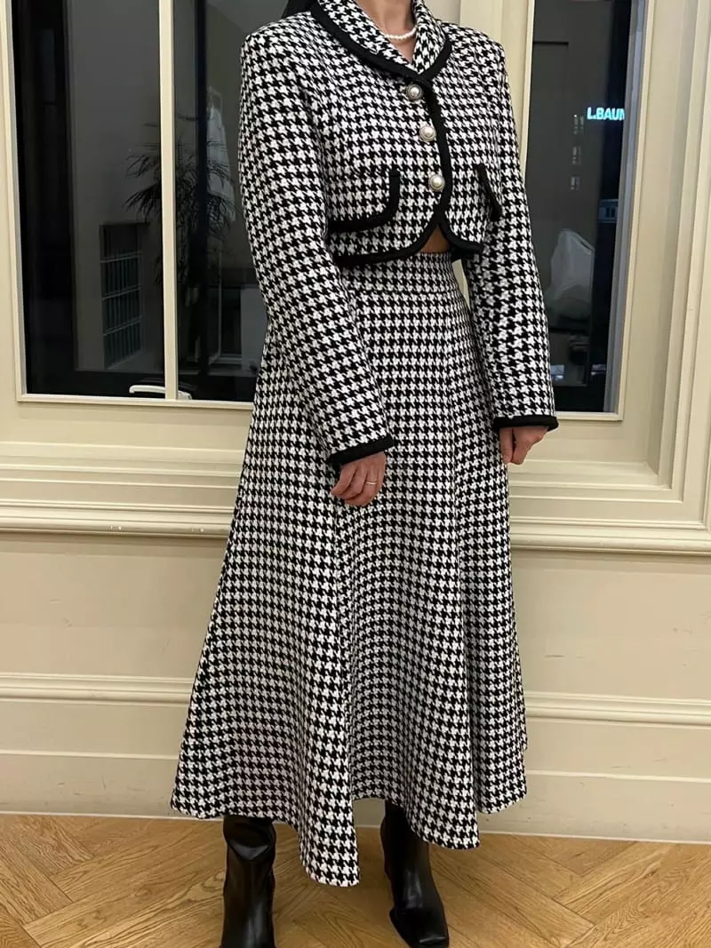 Newtro_Mood - Korean Women Fashion - #womensfashion - Jebi Twid Set