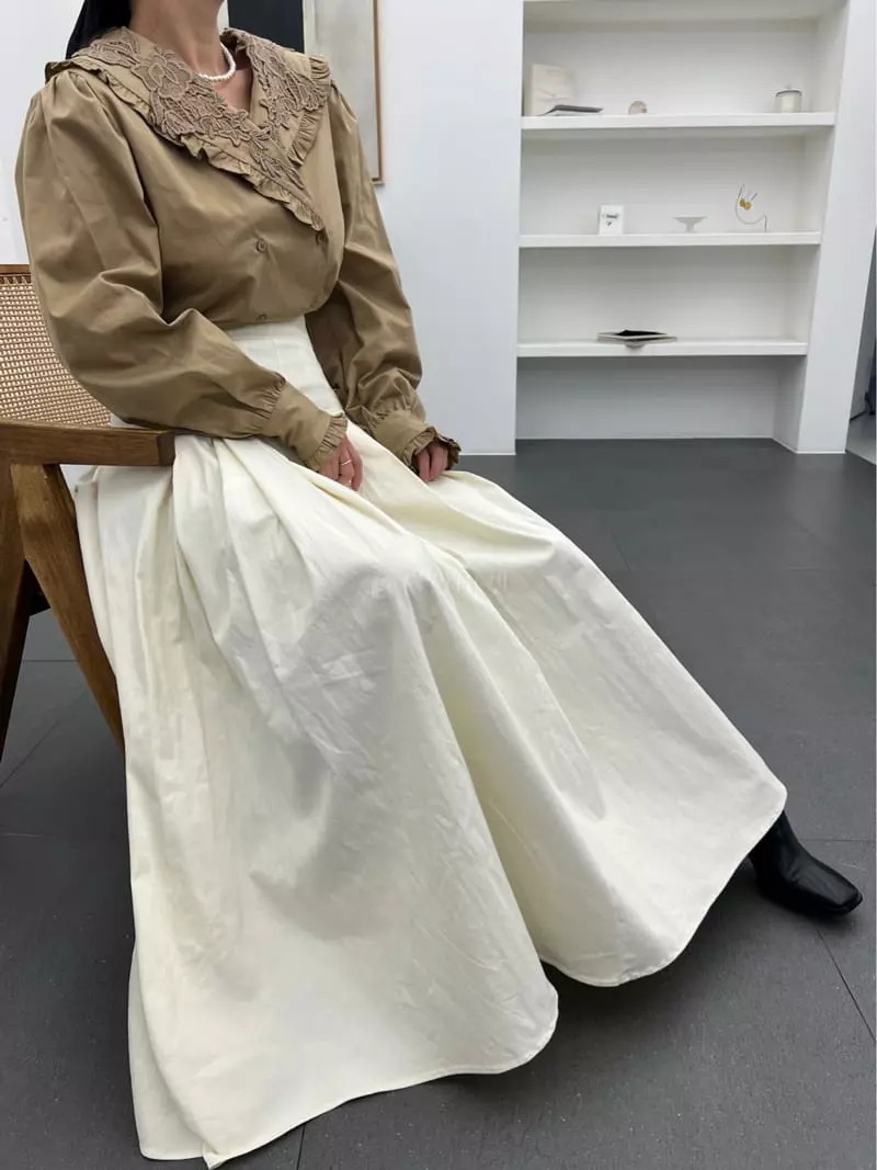 Newtro_Mood - Korean Women Fashion - #womensfashion - Celling Pintuck Skirt - 11