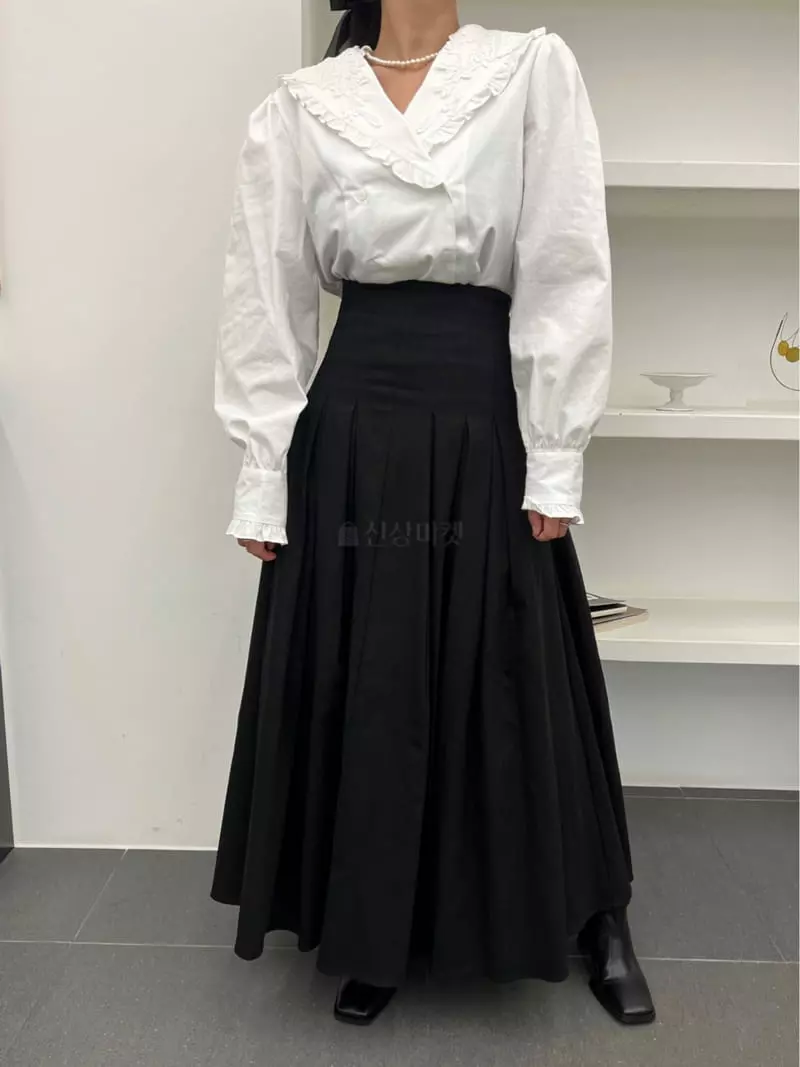 Newtro_Mood - Korean Women Fashion - #womensfashion - Celling Pintuck Skirt - 5