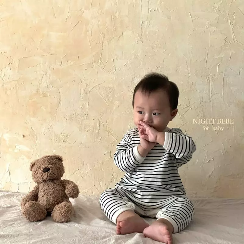 Night Bebe - Korean Baby Fashion - #babyboutique - Strieps Bodysuit