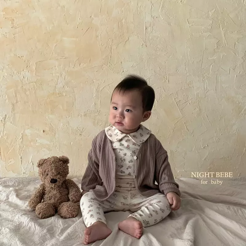Night Bebe - Korean Baby Fashion - #babygirlfashion - Autumn Cardigan