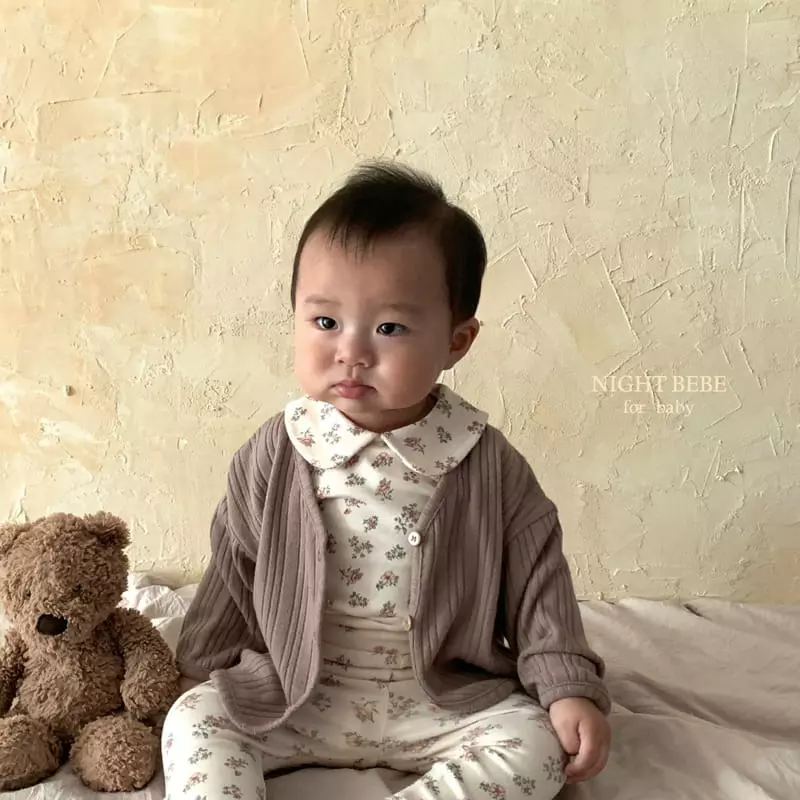 Night Bebe - Korean Baby Fashion - #babylifestyle - Autumn Cardigan - 2