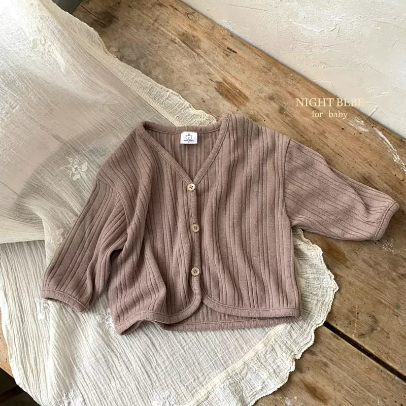 Night Bebe - Korean Baby Fashion - #babyoutfit - Autumn Cardigan - 6