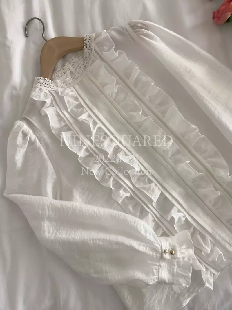 Ninesquared - Korean Women Fashion - #thelittlethings - Huminh Blouse - 4
