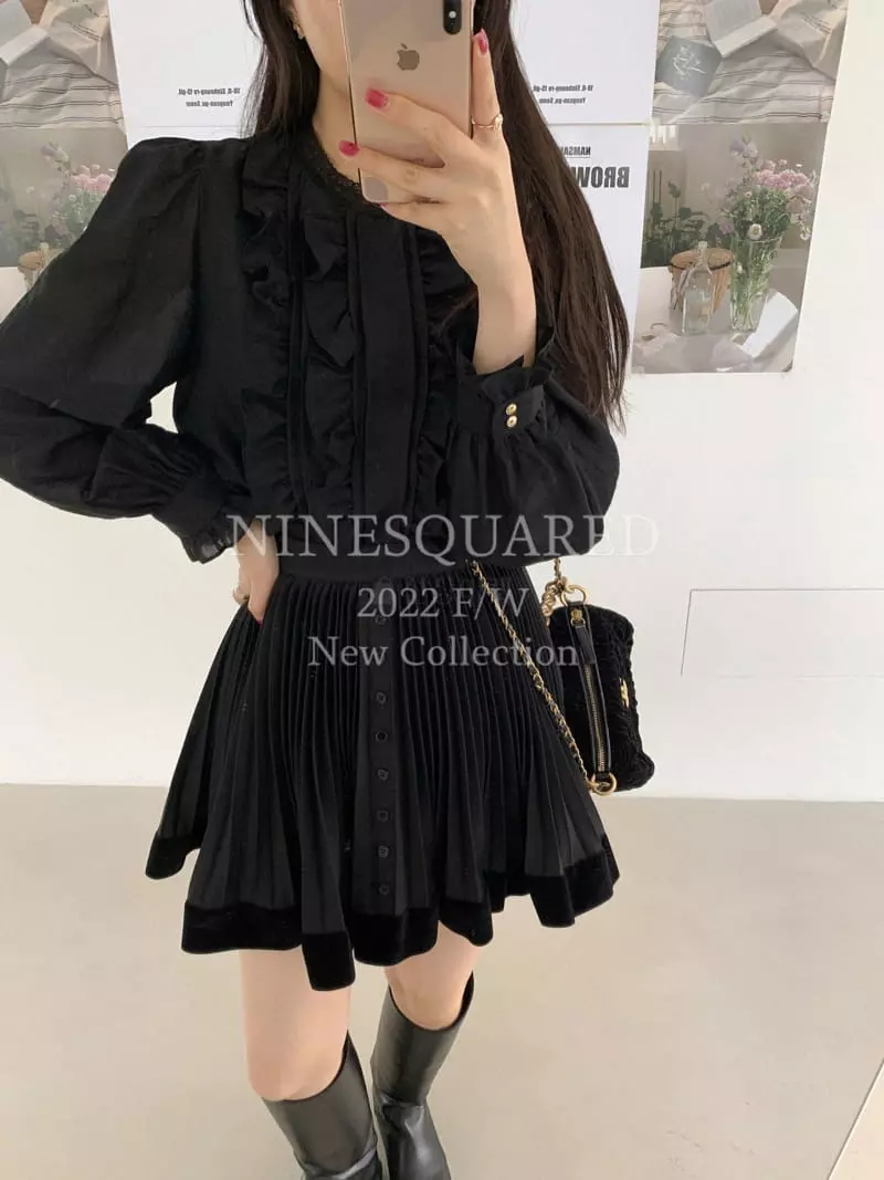 Ninesquared - Korean Women Fashion - #momslook - Huminh Blouse - 8