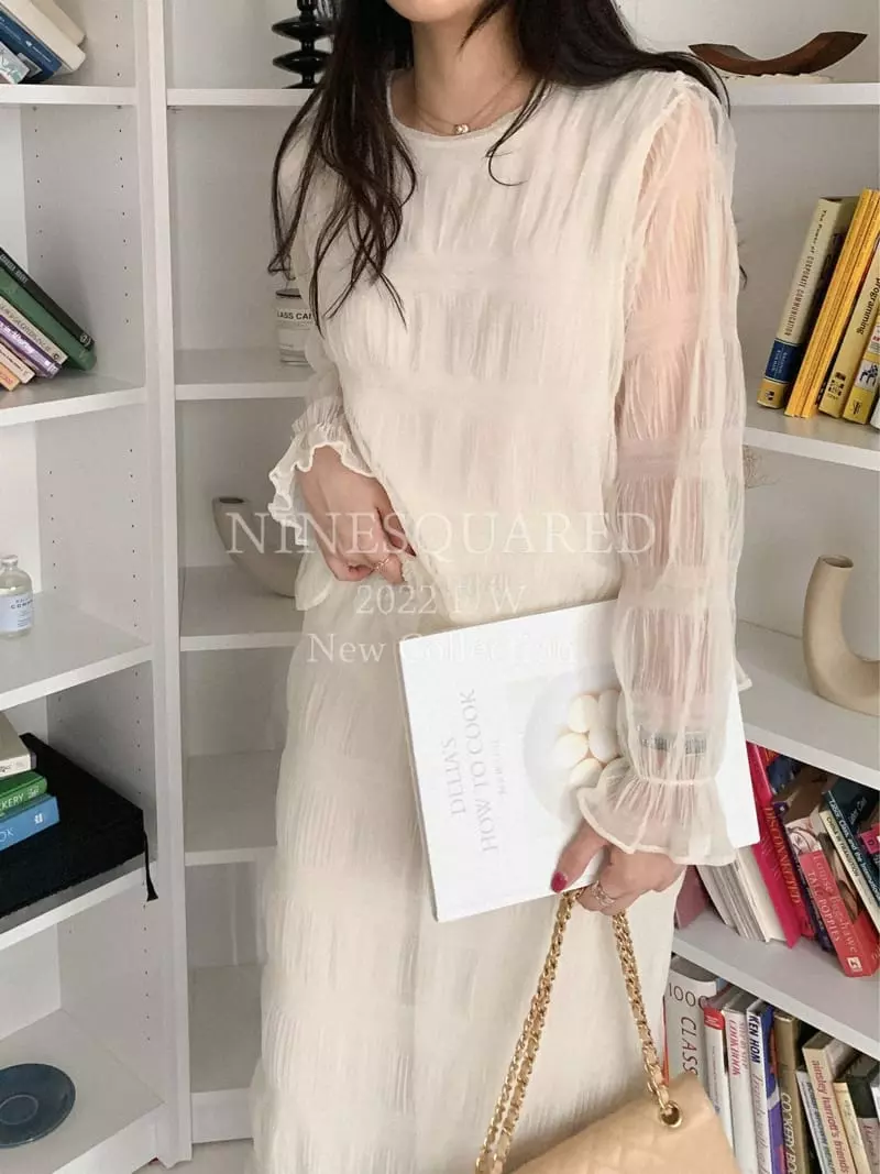 Ninesquared - Korean Women Fashion - #momslook - Plare Blouse - 6