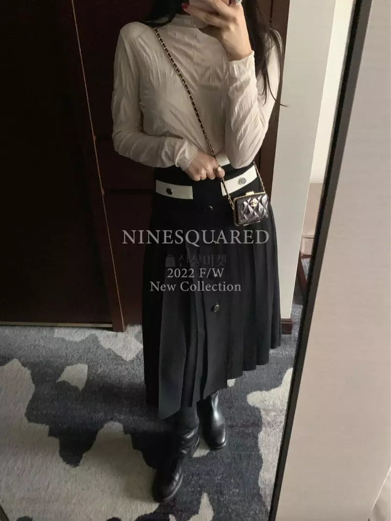 Ninesquared - Korean Women Fashion - #momslook - Reresa Skirt - 2